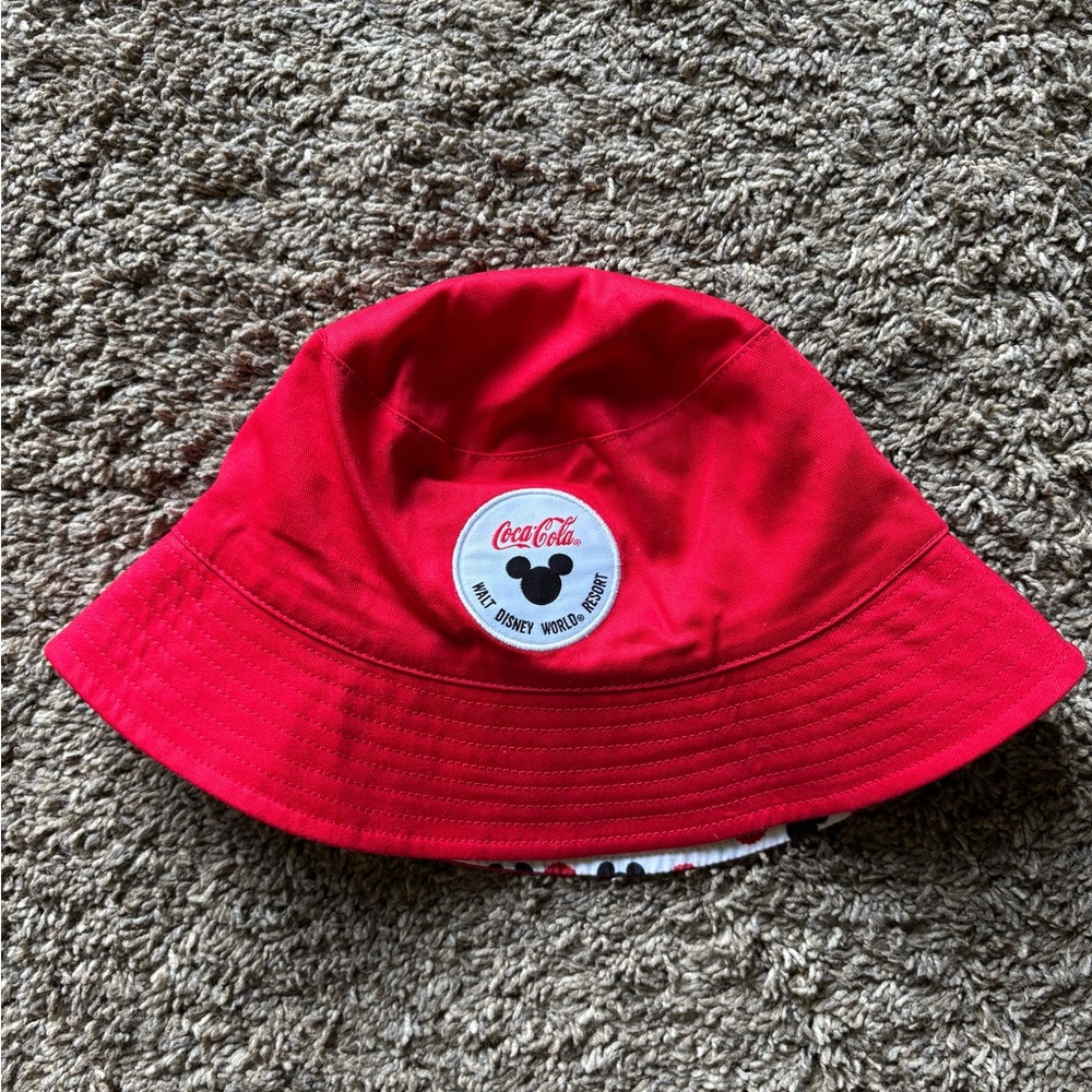 Walt Disney World Coca Cola Reversible Bucket Hat - Picture 4 of 5